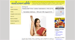 Desktop Screenshot of nadasurabhi.org